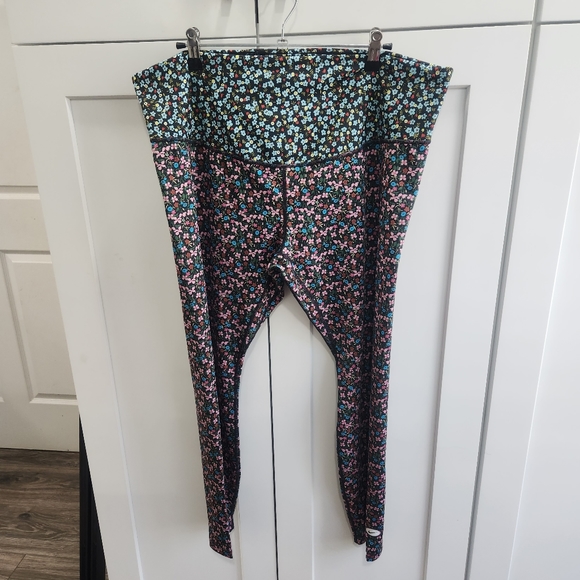 Nike One Drift 7/8 Tights Floral Leggings  2X T2 - Picture 5 of 12